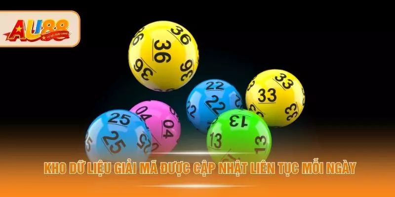 Kho dữ liệu giải mã được cập nhật liên tục mỗi ngày